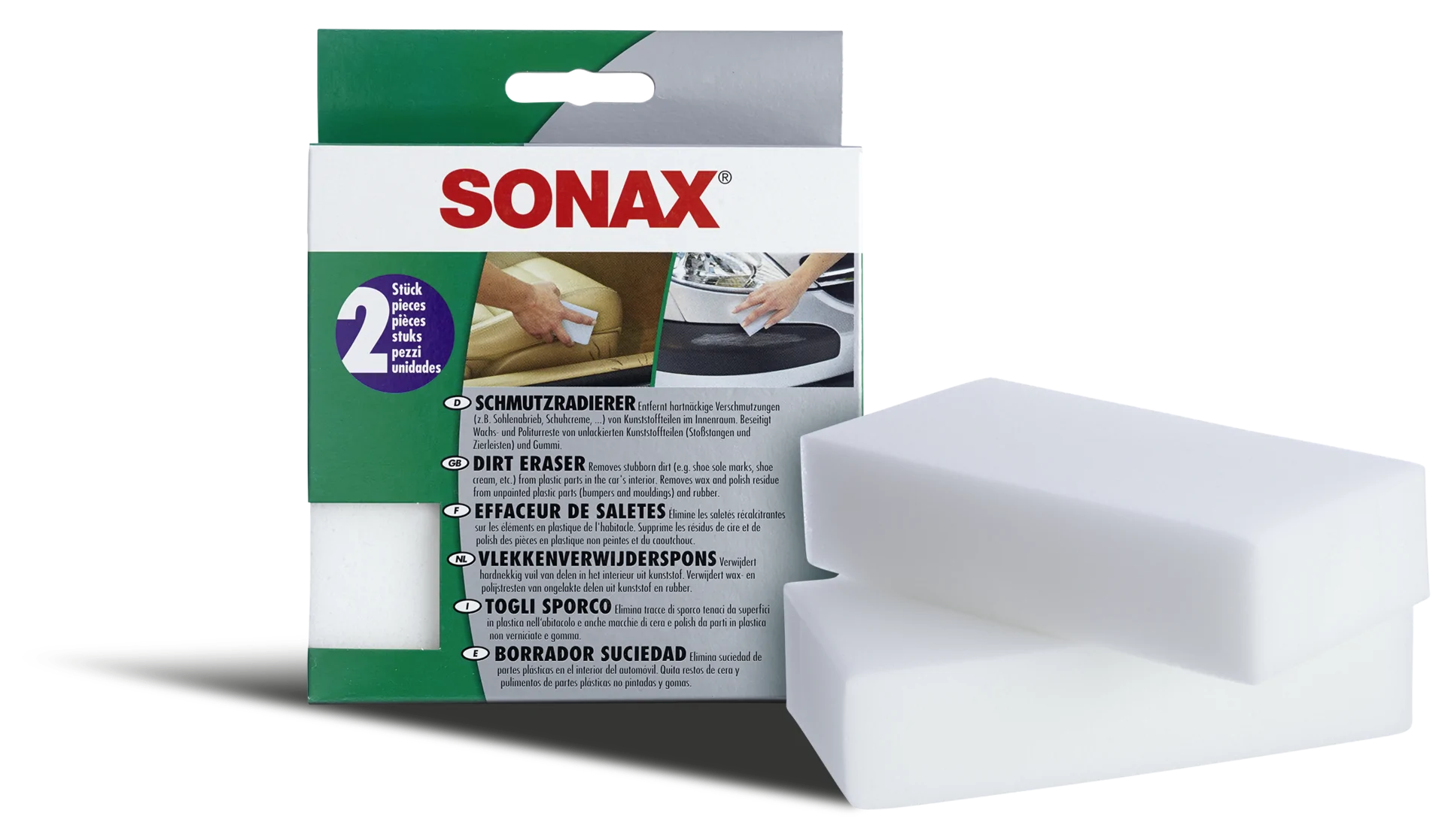 SONAX Dirt eraser Губка для очистки пластика