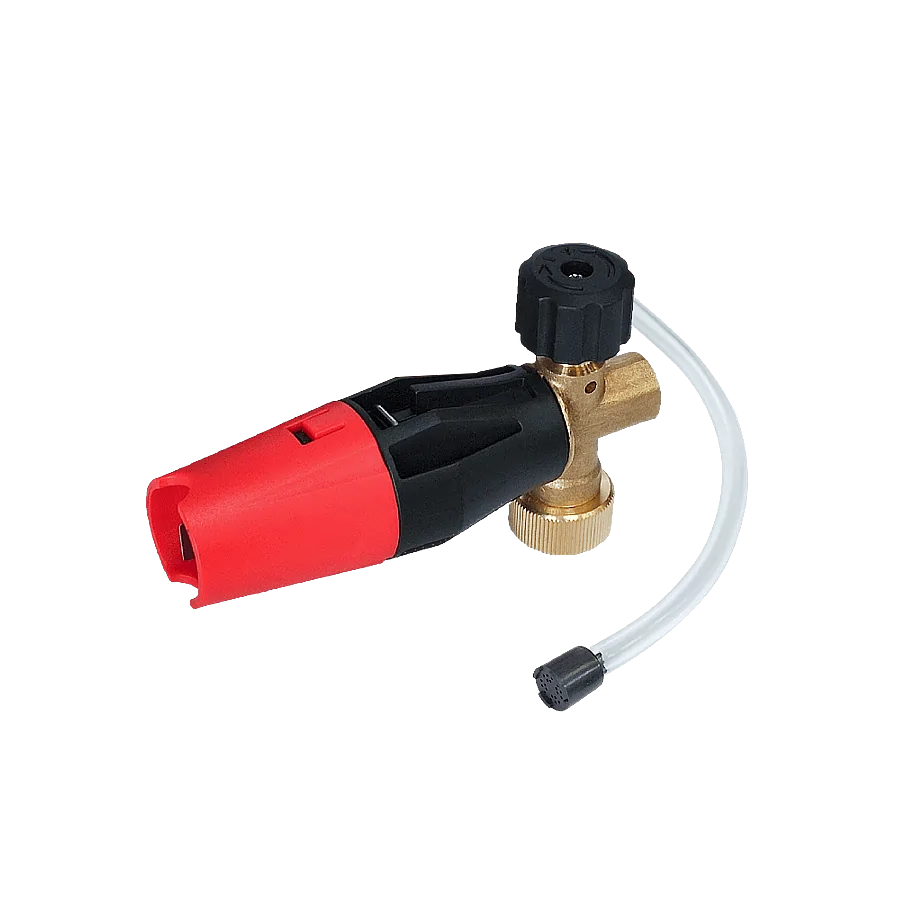 Пенокомплект инжектор без бутылки для АВД красный Au-4102/1