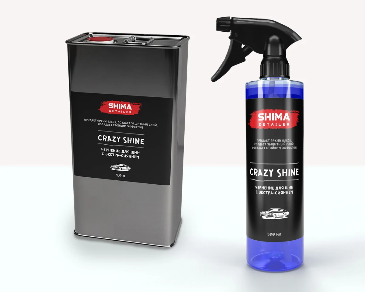 Shima Detailer "Crazy Shine" чернение для шин с экстра сиянием
