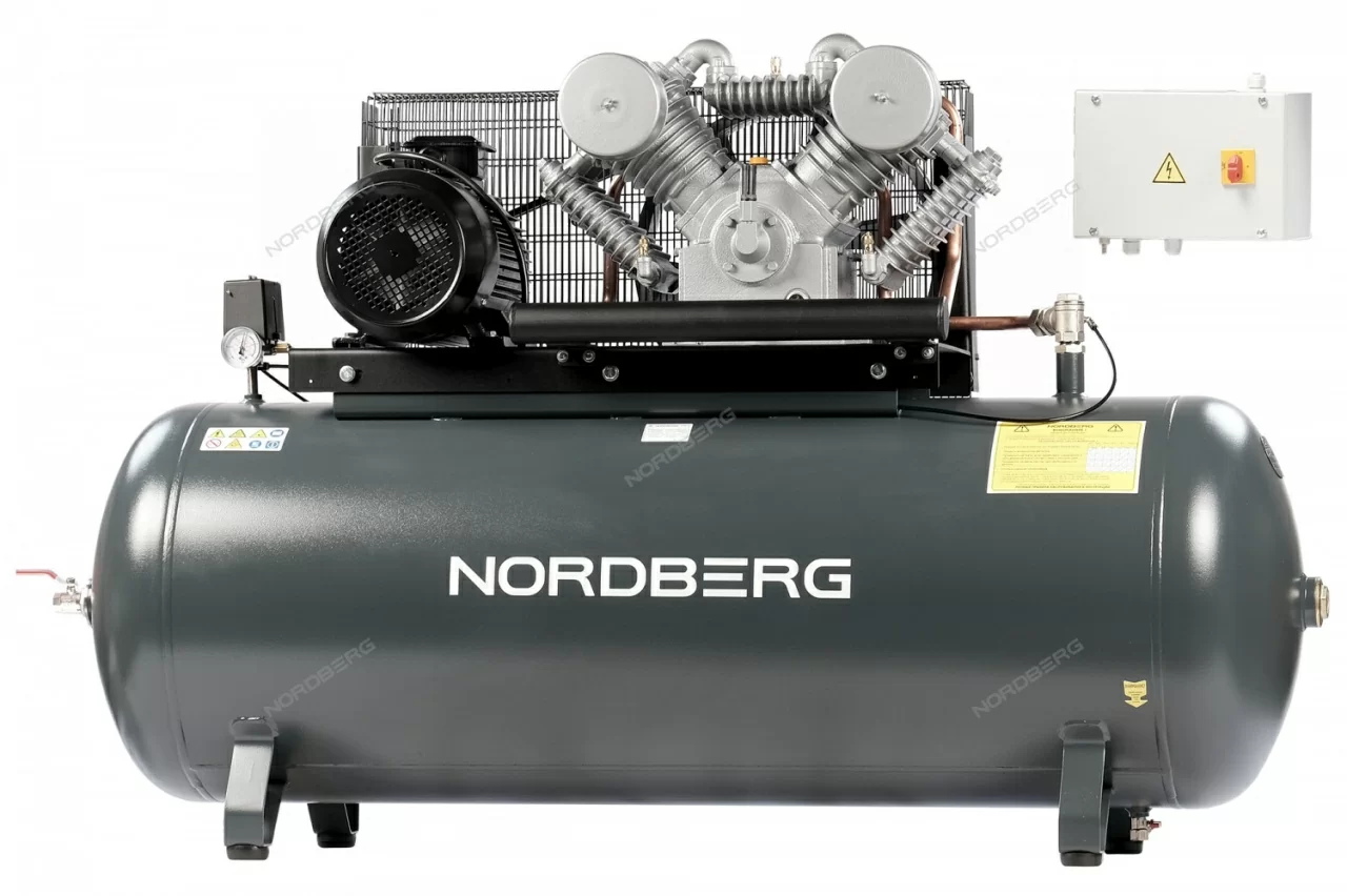 Компрессор поршневой с ременной передачей 380В Nordberg NCP500/1400