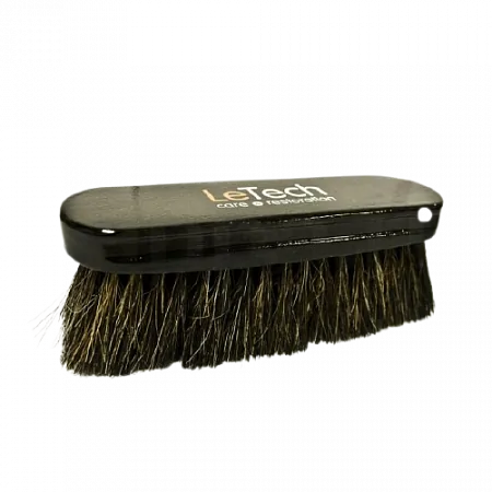 LeTech Brush Horsehair щётка для чистки кожи конский волос