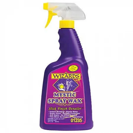 Спрей с содержанием воска для защиты и блеска кузова Wizards Mystic Spray Wax