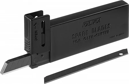 Лезвия OLFA сегментированные BLACK MAX, 9х80х0,38мм