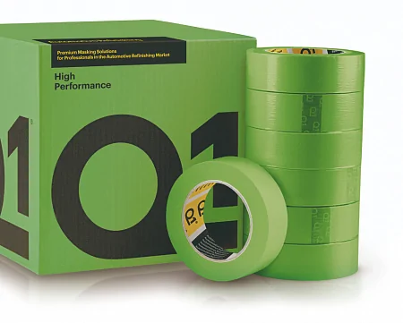 Малярная лента водостойкая Q1 High Performance Зеленая 110С 50м