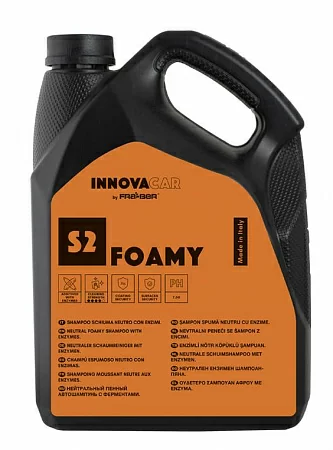 S2 Foamy - pH Нейтральный пенный автошампунь с энзимами INNOVACAR