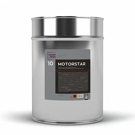 MOTORSTAR - диэлектрический жидкий концентрат для мойки двигателя.