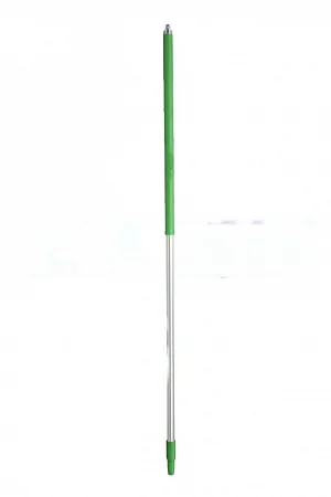 Ручка алюминиевая эргономичная с подачей воды 1500х32мм зеленый
