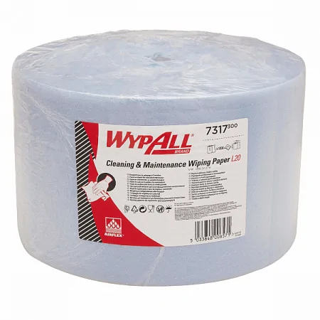 Протирочный материал в рулонах WypAll L20 двухслойный KC7317