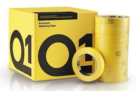 Малярная лента Q1 Premium Желтая 110С 50м