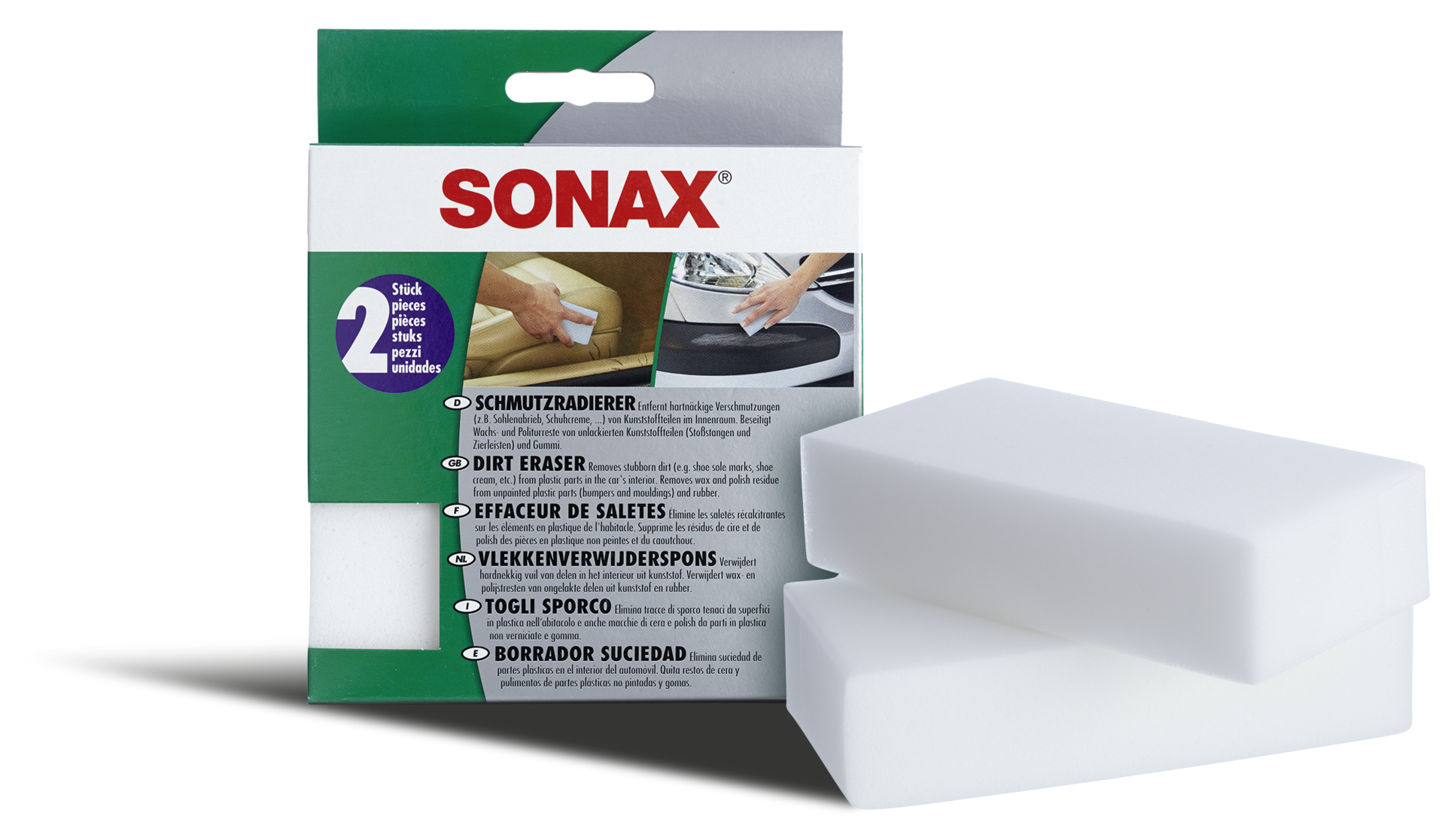 Купить SONAX Dirt eraser Губка для очистки пластика по доступной цене