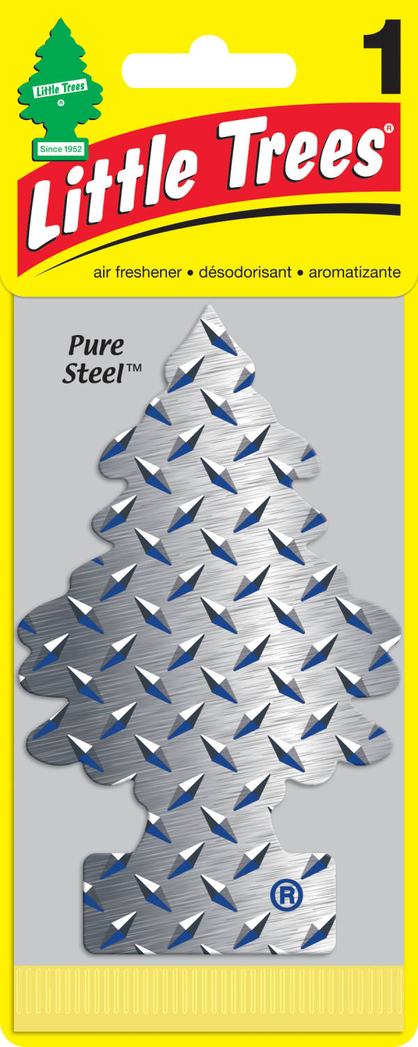 Ароматизатор Елочка Little Trees Pure Steel - купить в Москве в VDA Shop  Стальная сила