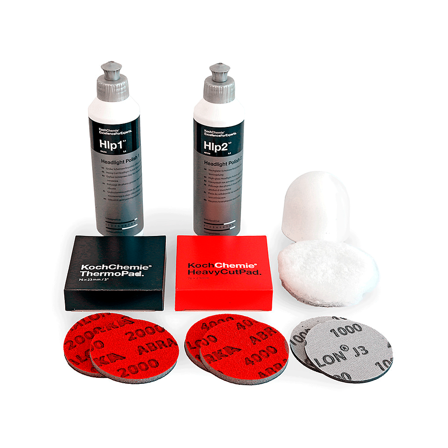 Headlight Polish Set