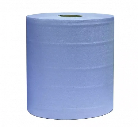 Бумажные протирочные материалы 2сл. синие 350м х 33см 1000л.