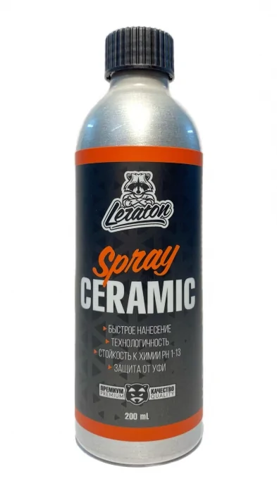 Быстронаносимое керамическое покрытие Leraton Spray Ceramic Coating