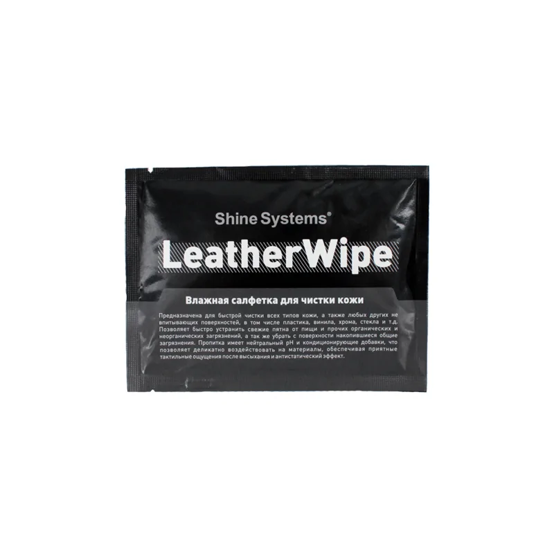 Shine Systems LeatherWipe влажная салфетка для чистки кожи 1 шт