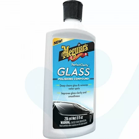 Meguiars Glass Polishing Compound для глубокой очистки стекол 236 мл