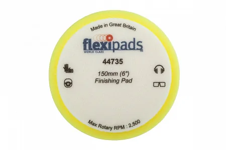 FlexiPads European foams ЖЕЛТЫЙ мягкий полировальный круг