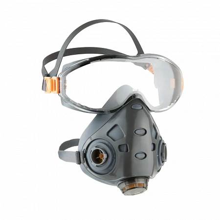 Респиратор универсальный Jeta Safety 9500 Air Optics с интегрированными очками
